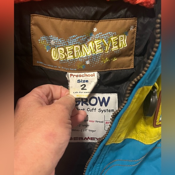 🔥HOST PICK 🔥 Obermeyer SpongeBob children’s ski coat 2T I-Grow sleeves, clips - Picture 6 of 12